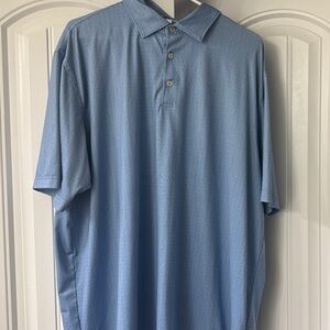 Peter Millar Light Blue Polo Shirt